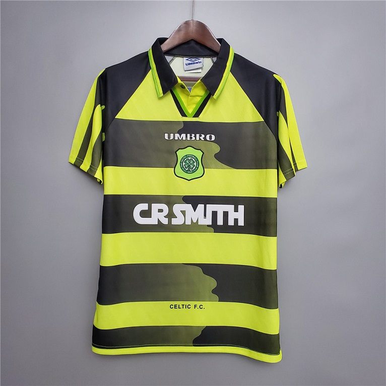 AAA Quality Celtic 96/97 Away Green Soccer Jersey